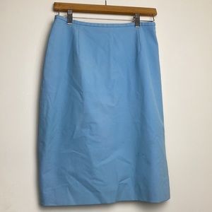 Les Capains Pencil Skirt in Light Blue